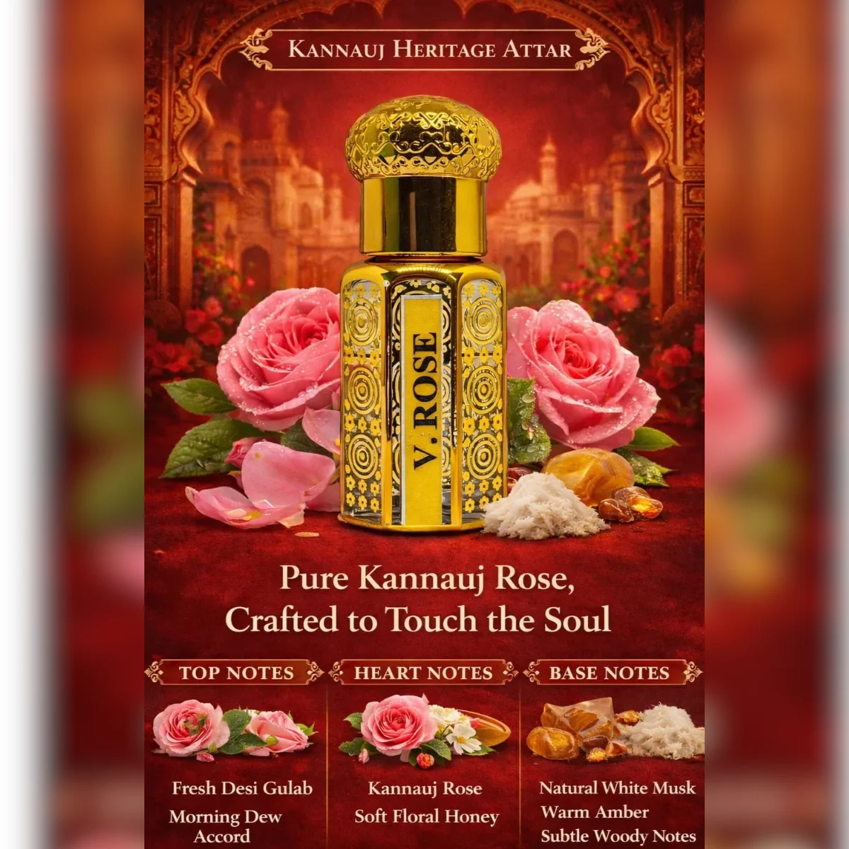 Velvet Rose –  "Kannauj Ki Virasat"